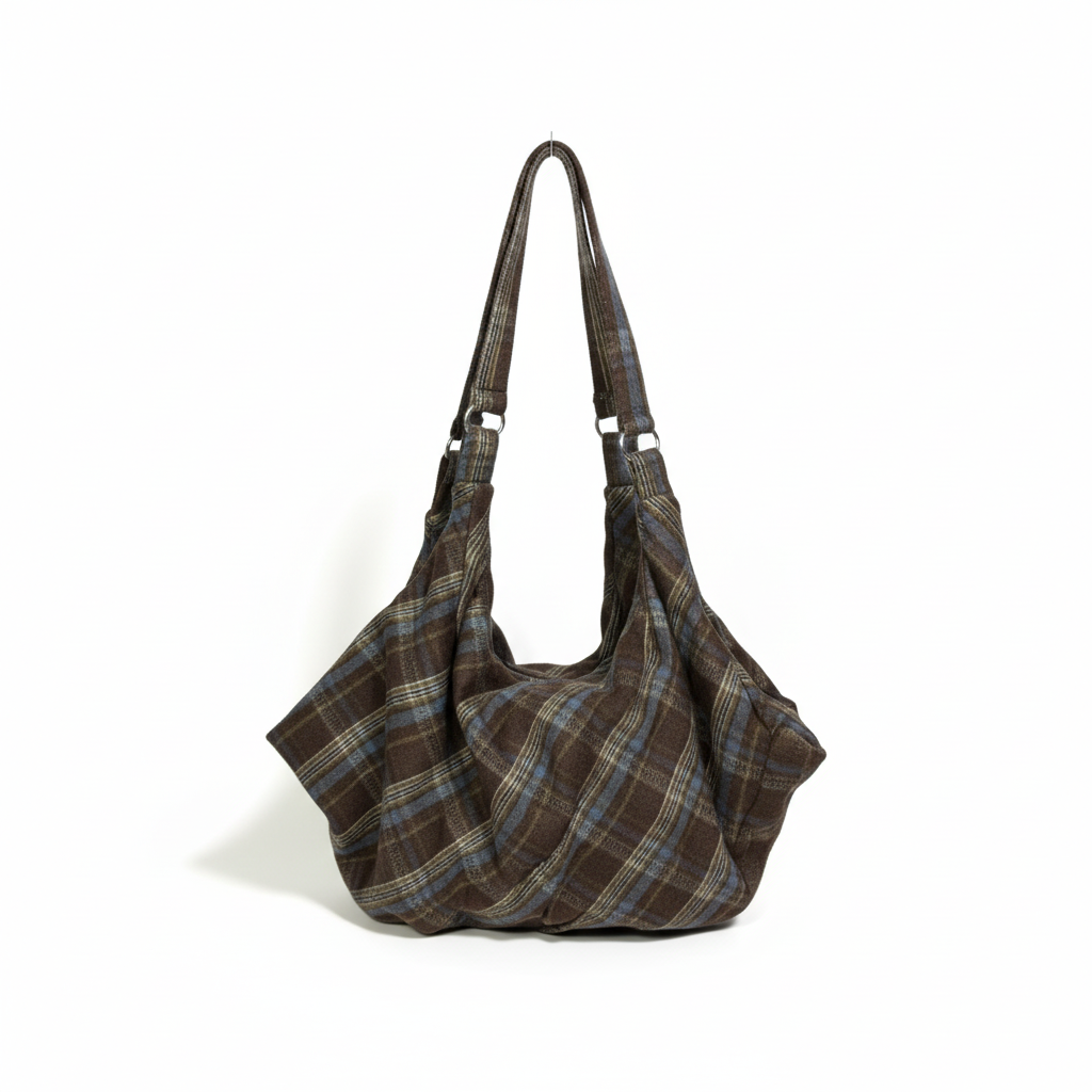 Tokyo Check Pattern Bag