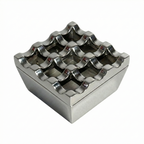 Matt Silver Ashtray