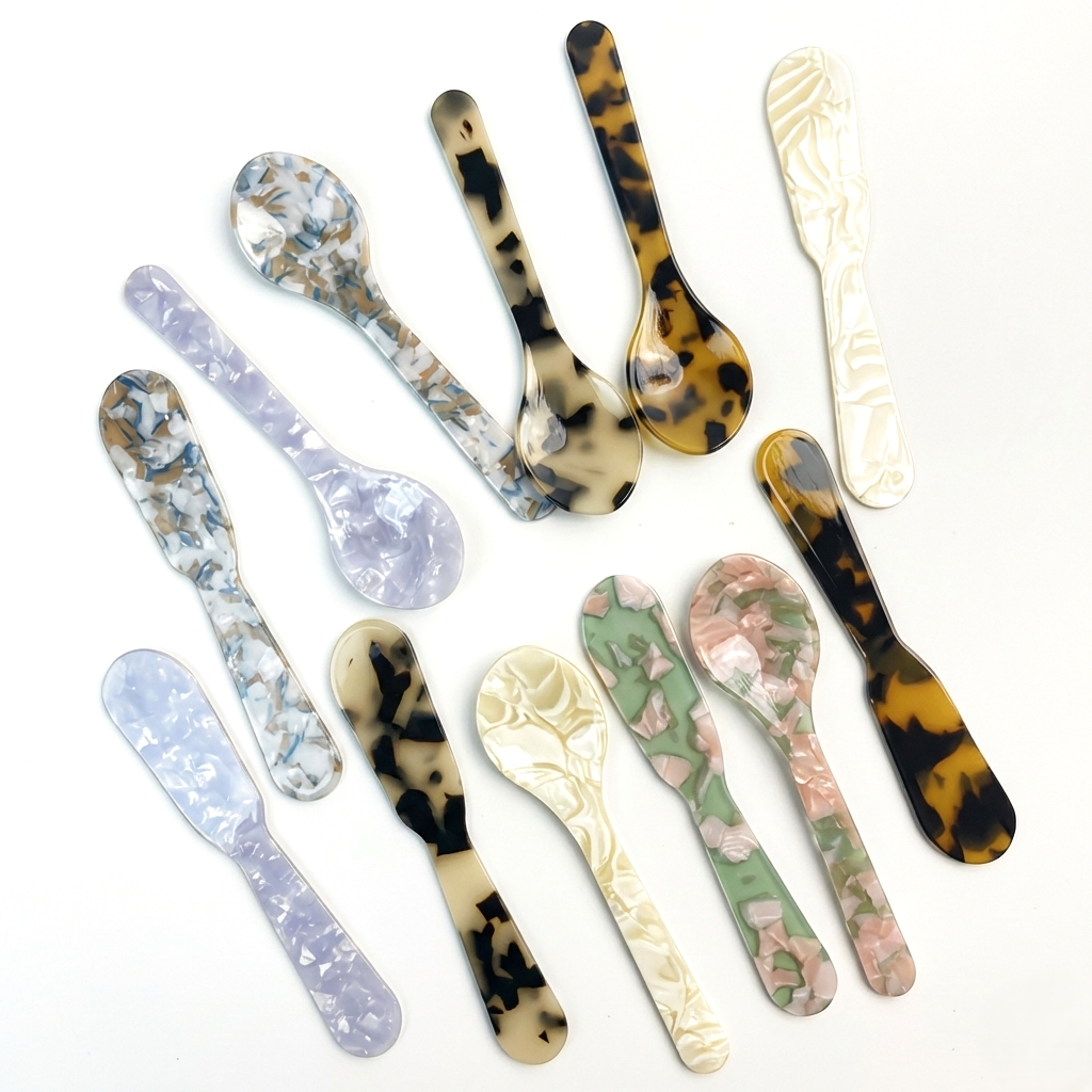 Recycled-Marbled Spoon&Butter Knife Set